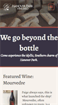 Mobile Screenshot of hanoverparkwines.com